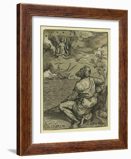 M. Pietro Aretino-Titian (Tiziano Vecelli)-Framed Giclee Print