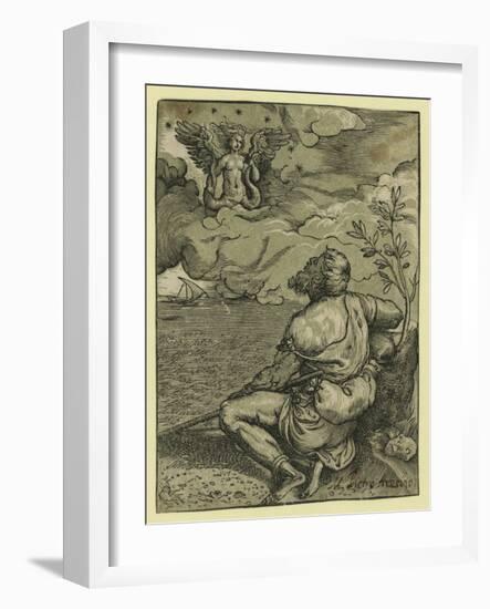 M. Pietro Aretino-Titian (Tiziano Vecelli)-Framed Giclee Print