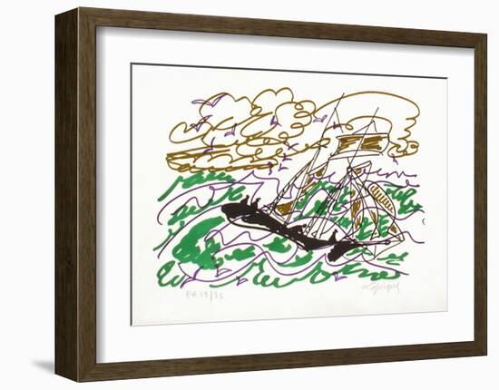 M - Retour d'Islande-Charles Lapicque-Framed Limited Edition