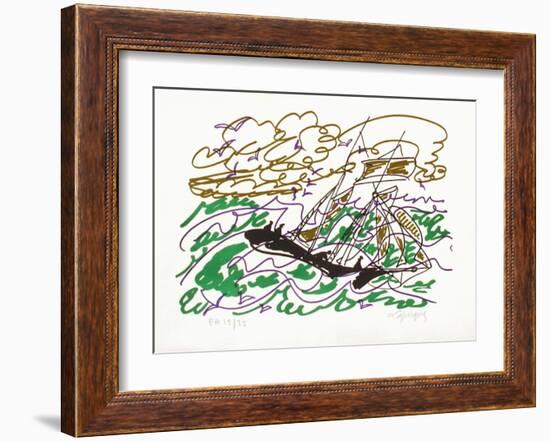 M - Retour d'Islande-Charles Lapicque-Framed Limited Edition