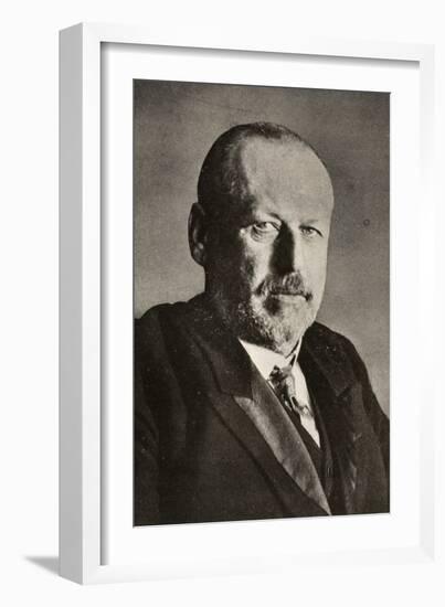 M.V. Rodzianko, President of the Imperial Duma under the Old and New Governments-Russian Photographer-Framed Photographic Print