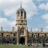 A view of Tom Tower in Oxford, 1973-M. Wheeler-Framed Premier Image Canvas