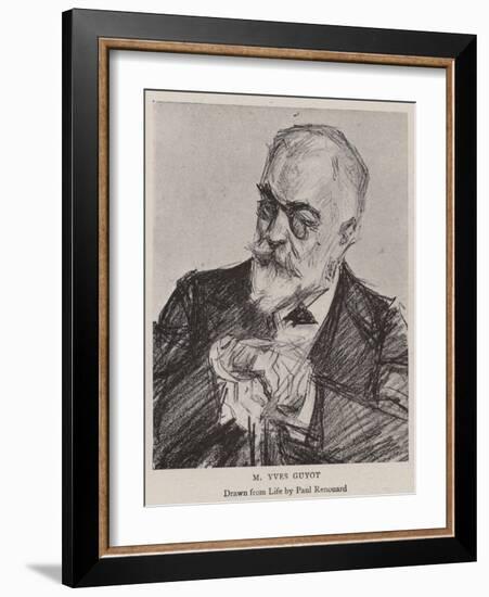 M Yves Guyot-Charles Paul Renouard-Framed Giclee Print