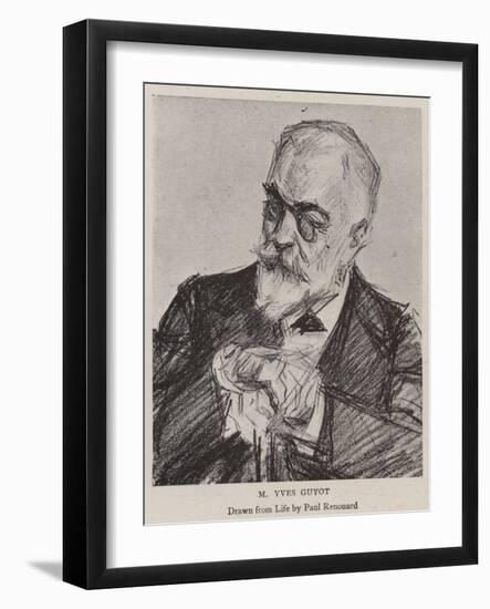 M Yves Guyot-Charles Paul Renouard-Framed Giclee Print