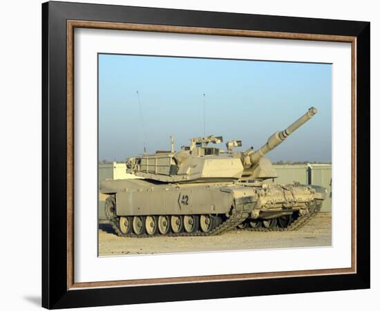 M1 Abram Tank at Camp Warhorse-Stocktrek Images-Framed Photographic Print