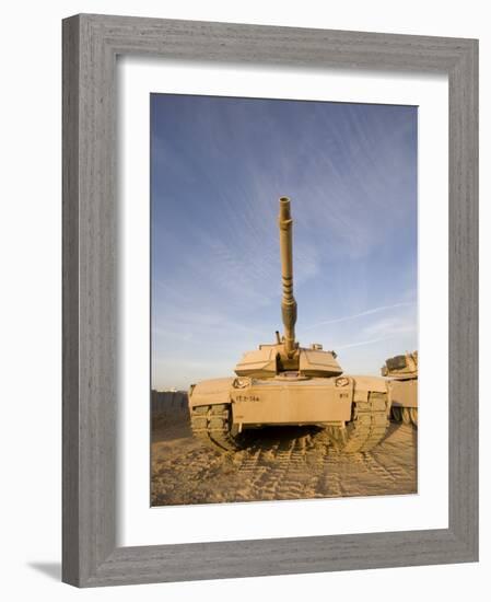 M1 Abrams Tank at Camp Warhorse-Stocktrek Images-Framed Photographic Print