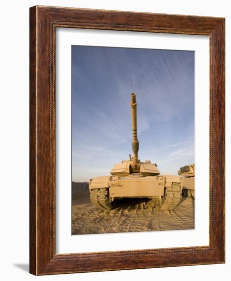 M1 Abrams Tank at Camp Warhorse-Stocktrek Images-Framed Photographic Print