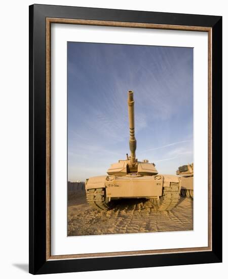 M1 Abrams Tank at Camp Warhorse-Stocktrek Images-Framed Photographic Print