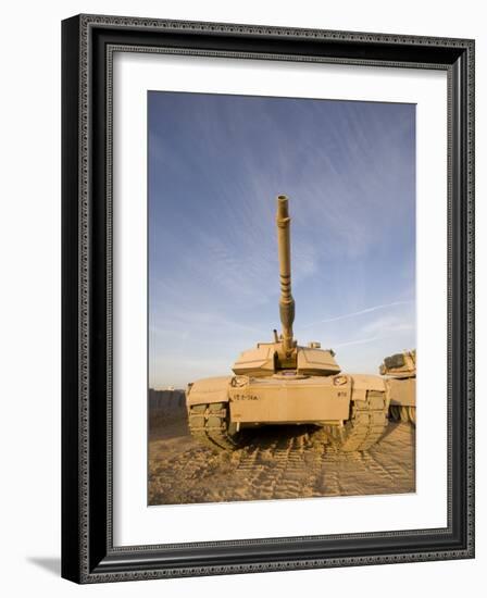 M1 Abrams Tank at Camp Warhorse-Stocktrek Images-Framed Photographic Print