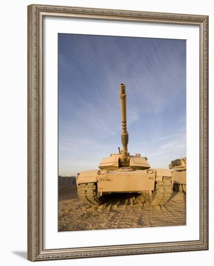 M1 Abrams Tank at Camp Warhorse-Stocktrek Images-Framed Photographic Print