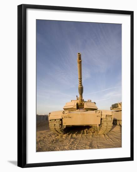 M1 Abrams Tank at Camp Warhorse-Stocktrek Images-Framed Photographic Print