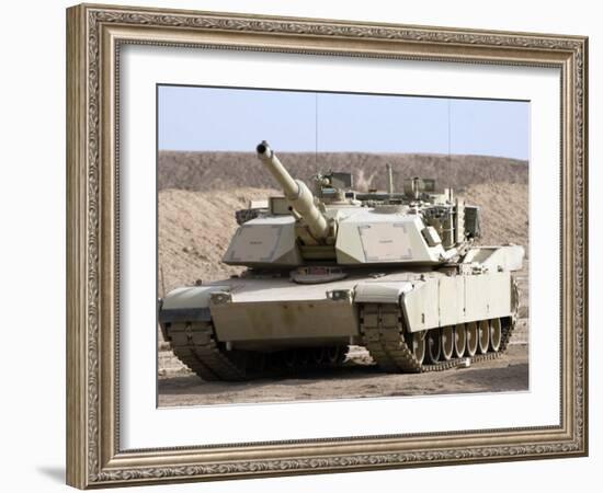 M1 Abrams Tank at Camp Warhorse-Stocktrek Images-Framed Photographic Print