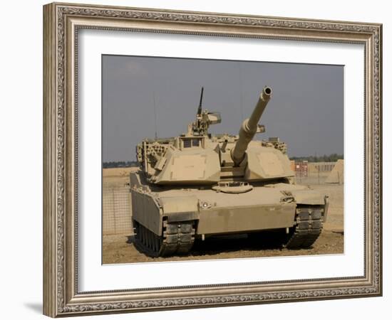 M1 Abrams Tank at Camp Warhorse-Stocktrek Images-Framed Photographic Print