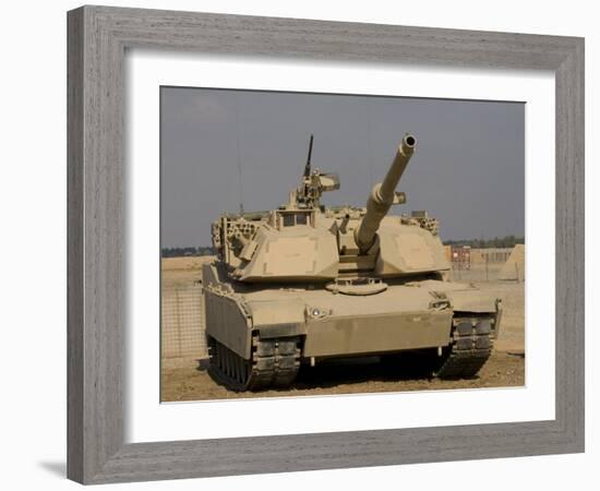 M1 Abrams Tank at Camp Warhorse-Stocktrek Images-Framed Photographic Print