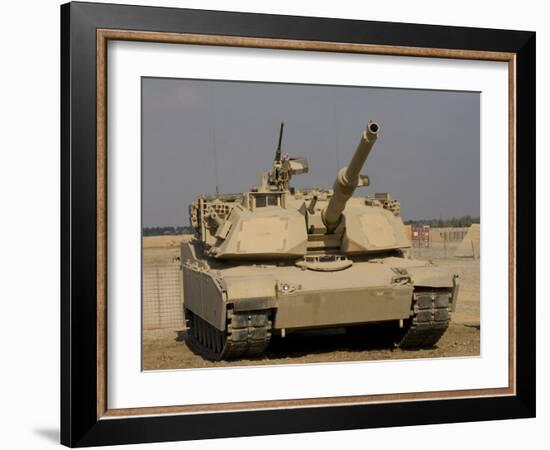 M1 Abrams Tank at Camp Warhorse-Stocktrek Images-Framed Photographic Print