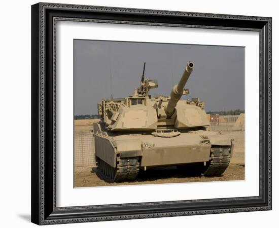 M1 Abrams Tank at Camp Warhorse-Stocktrek Images-Framed Photographic Print