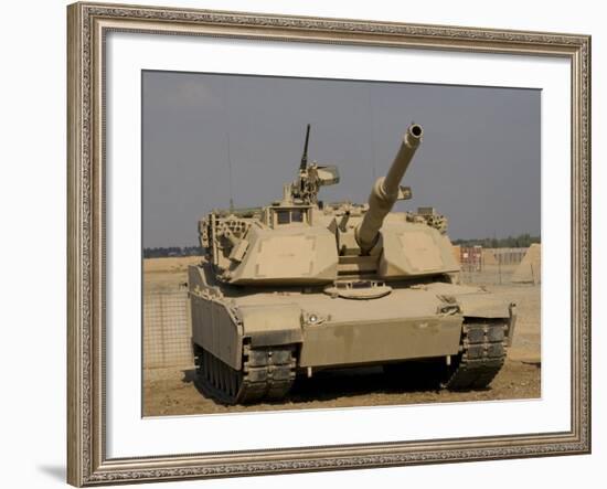 M1 Abrams Tank at Camp Warhorse-Stocktrek Images-Framed Photographic Print