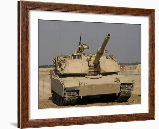 M1 Abrams Tank at Camp Warhorse-Stocktrek Images-Framed Photographic Print