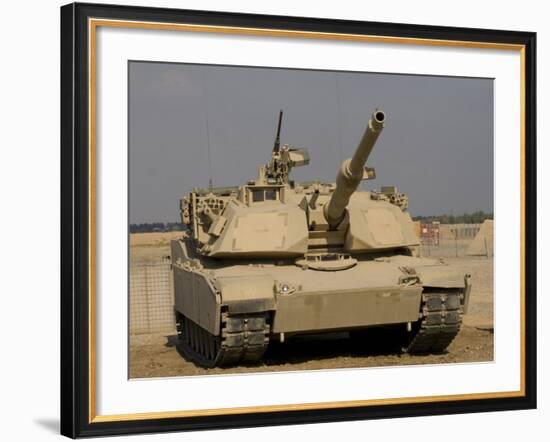 M1 Abrams Tank at Camp Warhorse-Stocktrek Images-Framed Photographic Print