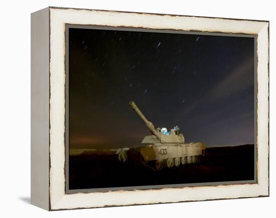 M1 Abrams Tank at Camp Warhorse-Stocktrek Images-Framed Premier Image Canvas