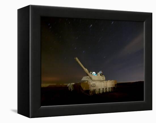 M1 Abrams Tank at Camp Warhorse-Stocktrek Images-Framed Premier Image Canvas