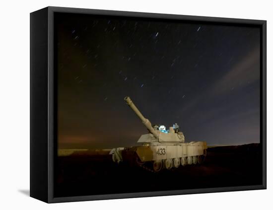 M1 Abrams Tank at Camp Warhorse-Stocktrek Images-Framed Premier Image Canvas