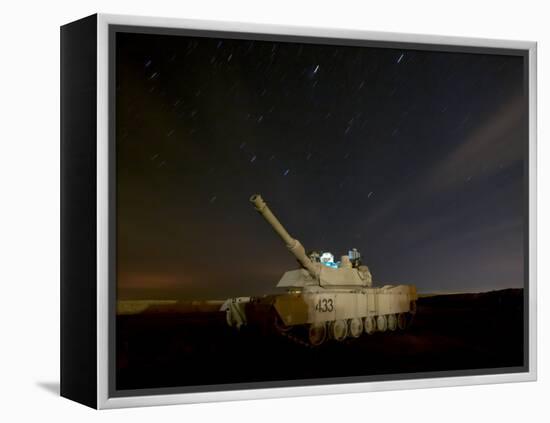 M1 Abrams Tank at Camp Warhorse-Stocktrek Images-Framed Premier Image Canvas