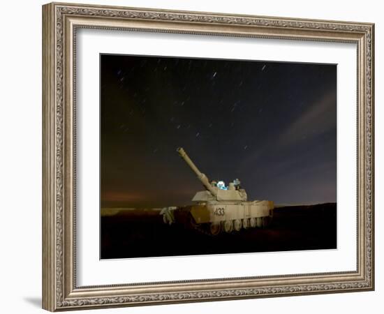 M1 Abrams Tank at Camp Warhorse-Stocktrek Images-Framed Photographic Print