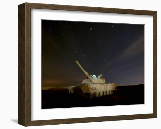 M1 Abrams Tank at Camp Warhorse-Stocktrek Images-Framed Photographic Print