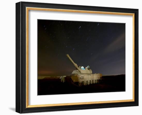 M1 Abrams Tank at Camp Warhorse-Stocktrek Images-Framed Photographic Print