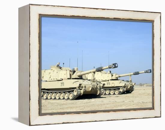 M109 Paladin, a Self-Propelled 155mm Howitzer-Stocktrek Images-Framed Premier Image Canvas