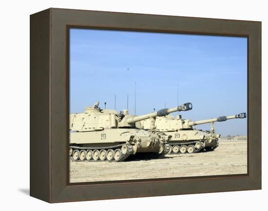 M109 Paladin, a Self-Propelled 155mm Howitzer-Stocktrek Images-Framed Premier Image Canvas