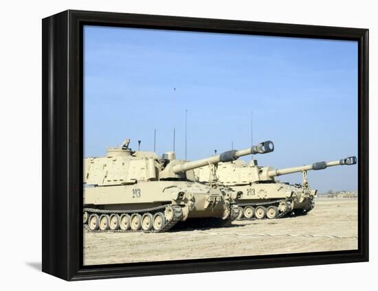 M109 Paladin, a Self-Propelled 155mm Howitzer-Stocktrek Images-Framed Premier Image Canvas