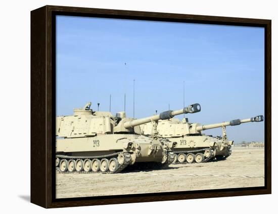 M109 Paladin, a Self-Propelled 155mm Howitzer-Stocktrek Images-Framed Premier Image Canvas