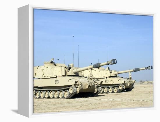 M109 Paladin, a Self-Propelled 155mm Howitzer-Stocktrek Images-Framed Premier Image Canvas