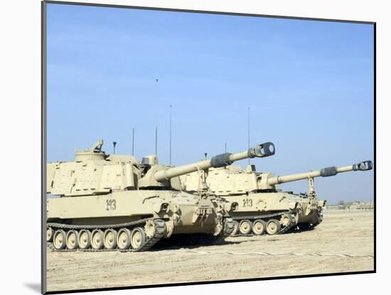 M109 Paladin, a Self-Propelled 155mm Howitzer-Stocktrek Images-Mounted Photographic Print