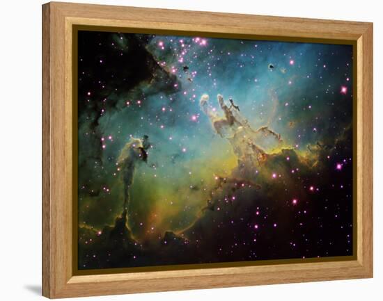 M16 the Eagle Nebula-Stocktrek Images-Framed Premier Image Canvas