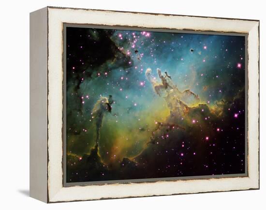 M16 the Eagle Nebula-Stocktrek Images-Framed Premier Image Canvas