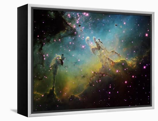 M16 the Eagle Nebula-Stocktrek Images-Framed Premier Image Canvas