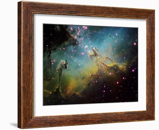 M16 the Eagle Nebula-Stocktrek Images-Framed Photographic Print