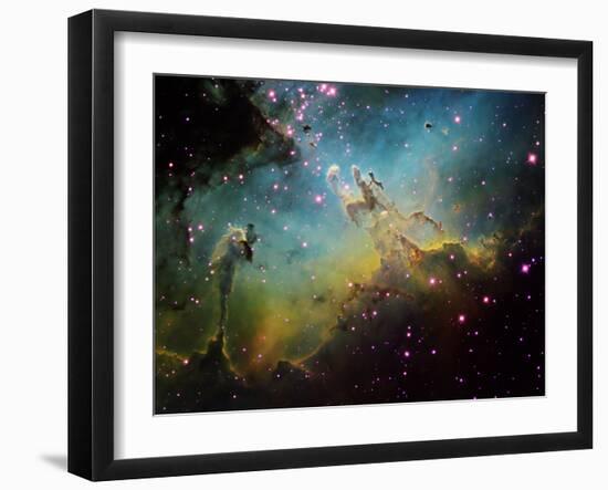 M16 the Eagle Nebula-Stocktrek Images-Framed Photographic Print