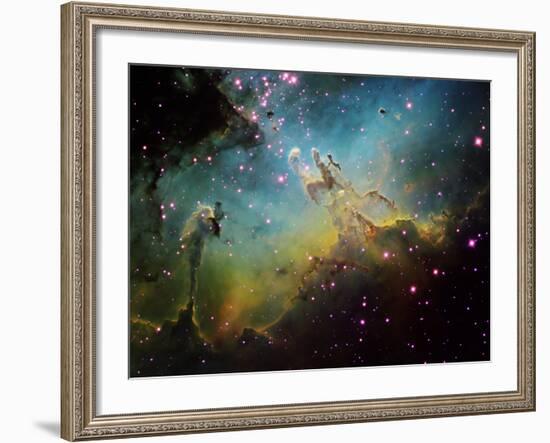 M16 the Eagle Nebula-Stocktrek Images-Framed Photographic Print