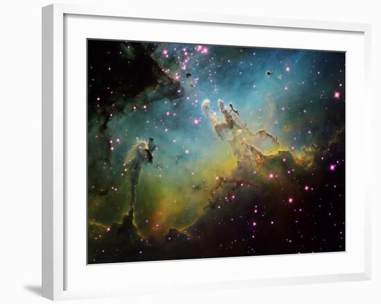 M16 the Eagle Nebula-Stocktrek Images-Framed Photographic Print