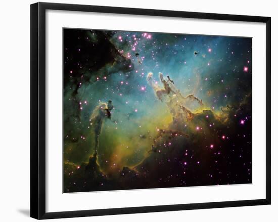 M16 the Eagle Nebula-Stocktrek Images-Framed Photographic Print