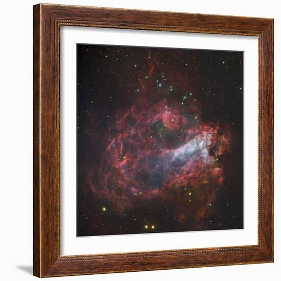 M17, the Omega Nebula in Sagittarius-Stocktrek Images-Framed Photographic Print