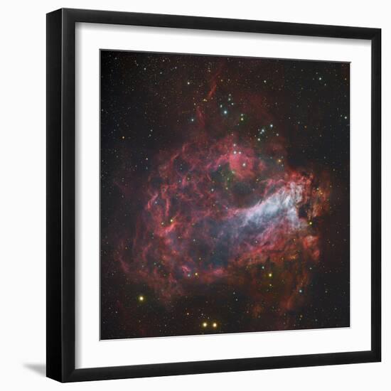 M17, the Omega Nebula in Sagittarius-Stocktrek Images-Framed Photographic Print