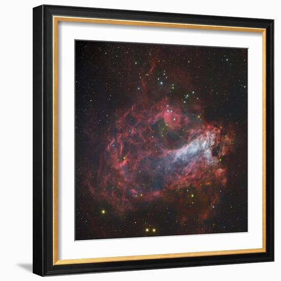 M17, the Omega Nebula in Sagittarius-Stocktrek Images-Framed Photographic Print