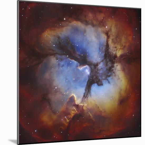 M20, the Trifid Nebula in Sagittarius-Stocktrek Images-Mounted Photographic Print