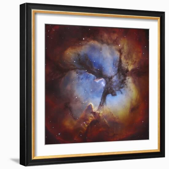 M20, the Trifid Nebula in Sagittarius-Stocktrek Images-Framed Photographic Print