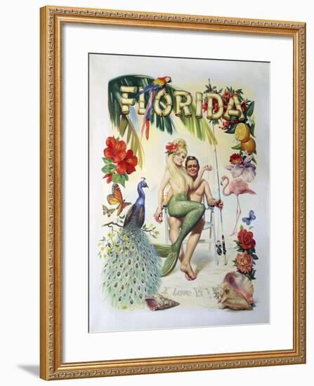 M35 Florida-D. Rusty Rust-Framed Giclee Print